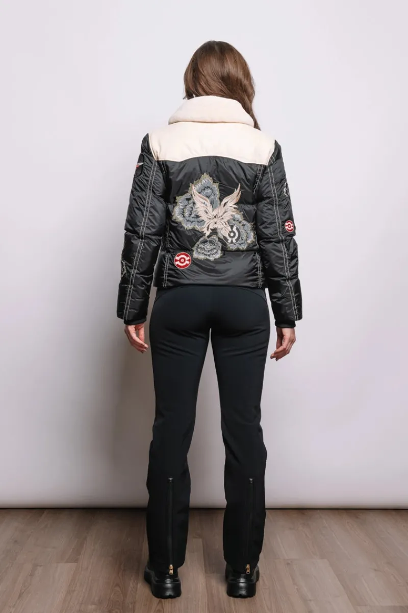 Outlet Amia Heritage Shearling & Down Functional Ski Jacket Women Ski Jackets