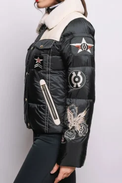 Outlet Amia Heritage Shearling & Down Functional Ski Jacket Women Ski Jackets