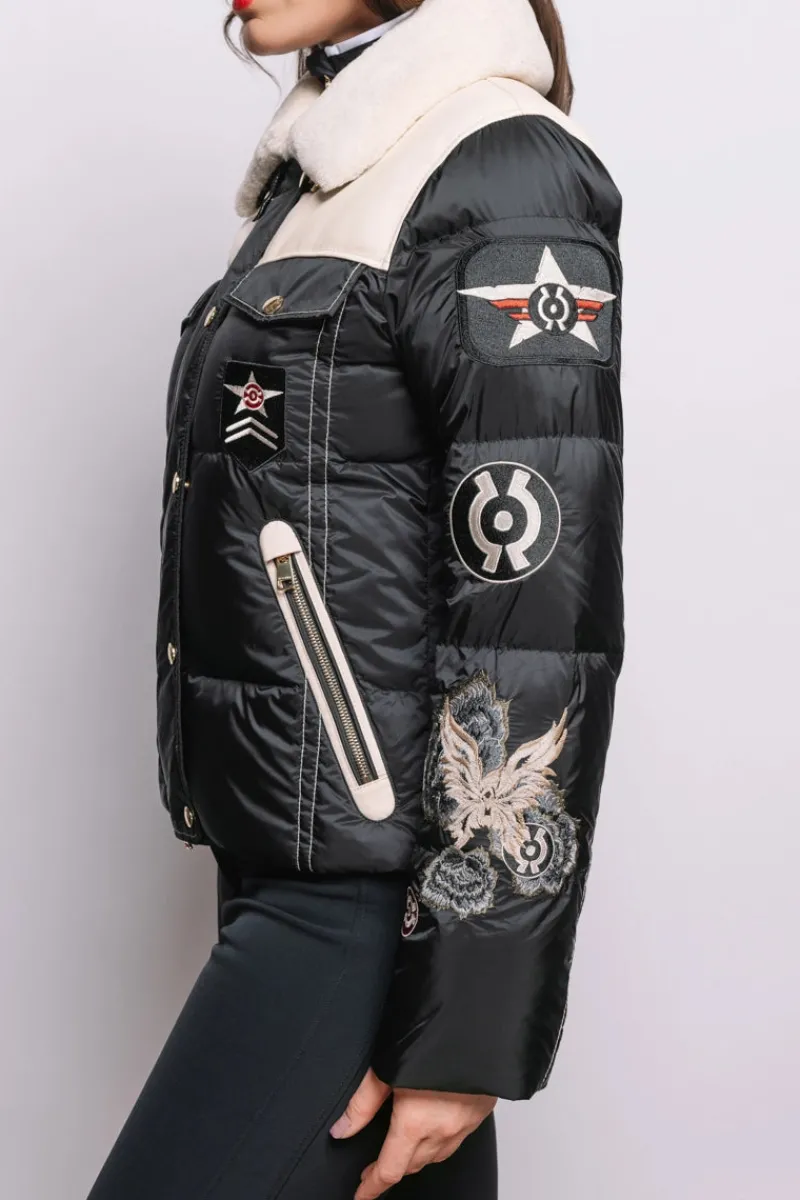 Outlet Amia Heritage Shearling & Down Functional Ski Jacket Women Ski Jackets