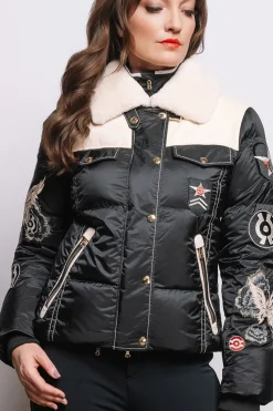 Outlet Amia Heritage Shearling & Down Functional Ski Jacket Women Ski Jackets