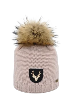 Outlet Avanti Gold Deer Patch - Merino Wool Hat Women Hats|Ski Accessories & Gear