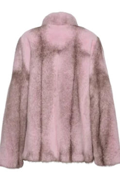 Baby Pink | Blue Silver Cross Mink Fur Jacket Women Mink|Fur Jackets