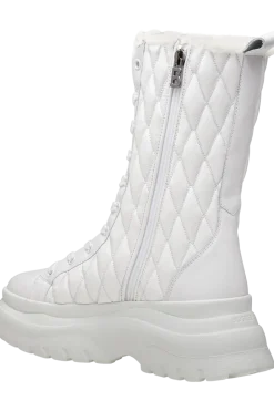 Discount Banff Quilted Side-Zip Lug Sole Shearling Boots Women Boots & Handbags