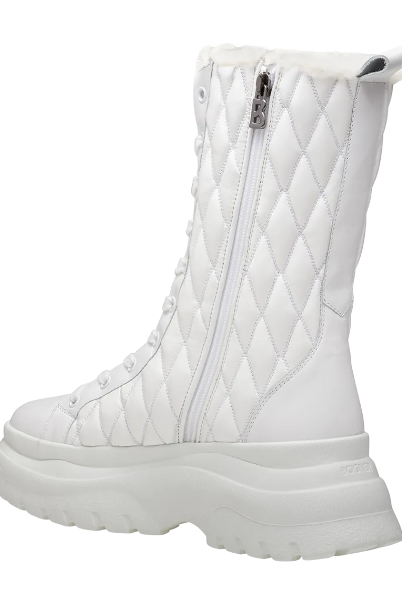 Discount Banff Quilted Side-Zip Lug Sole Shearling Boots Women Boots & Handbags