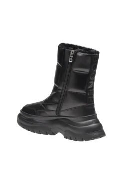 New Banff Side-Zip Lug Sole Shearling Boots Women Après Ski|Boots & Handbags