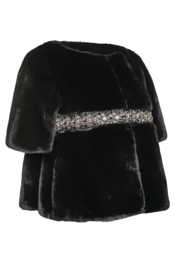 Best Beaded Evening Mink Fur Jacket Women Bridal Evening Fur|Mink