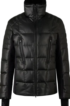 Hot Calem-D Down Sport Leather Ski Jacket Ski Jackets