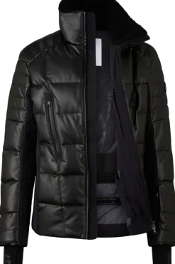 Hot Calem-D Down Sport Leather Ski Jacket Ski Jackets