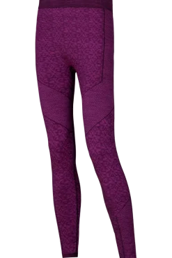 Best Campanula Fuchsia Wool Base Layer Leggings Women Ski Layers
