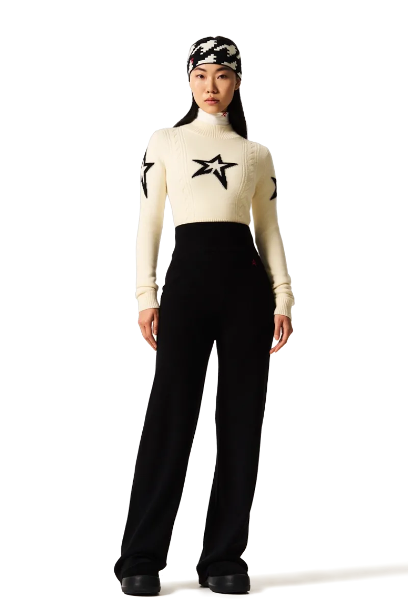 Clearance Chalet Merino Wool Knitted Pants Women Après Ski