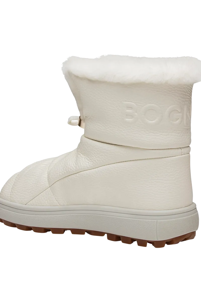 Discount Chamonix Leather & Shearling Spike Boots Women Boots & Handbags