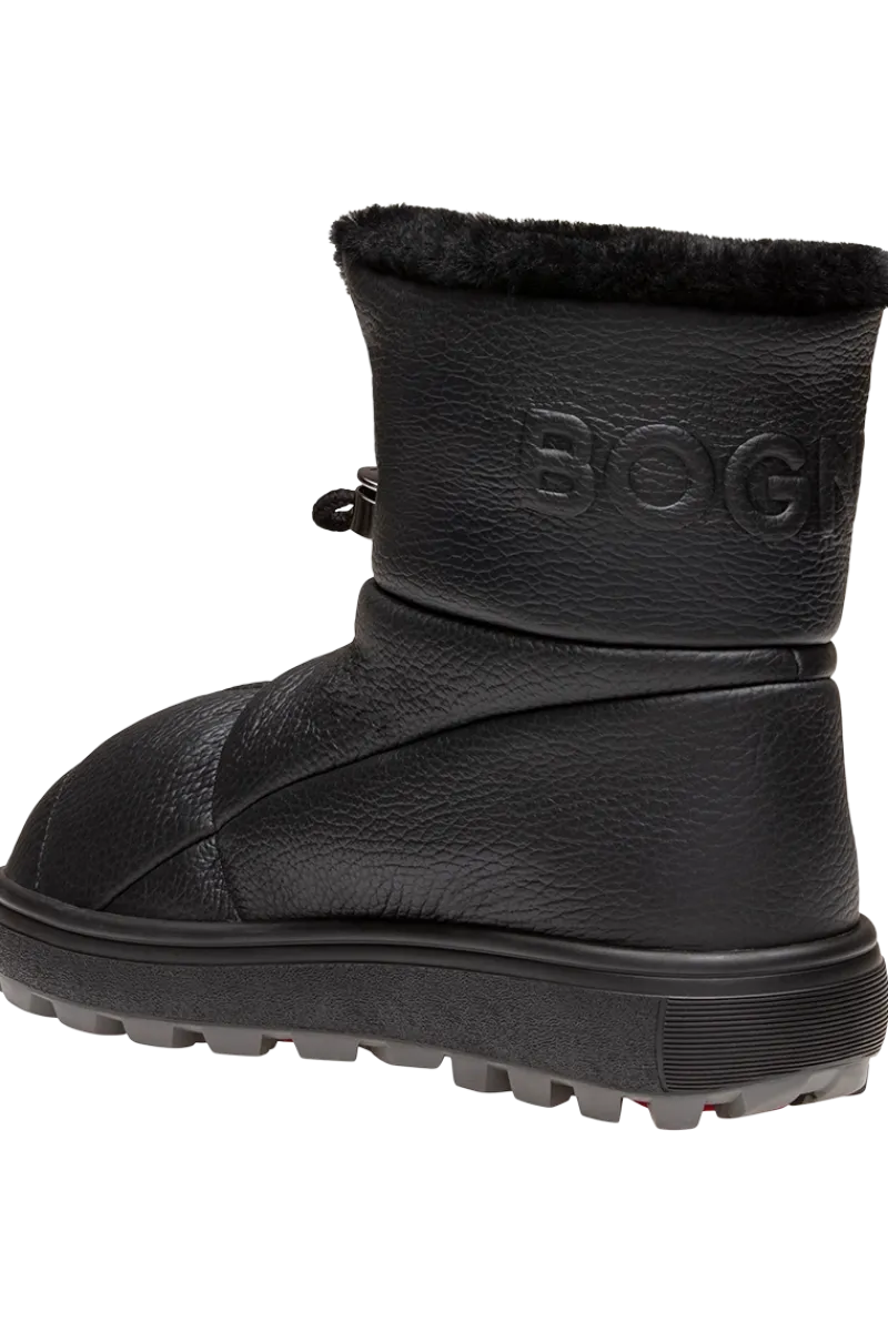 Discount Chamonix Leather & Shearling Spike Boots Women Boots & Handbags