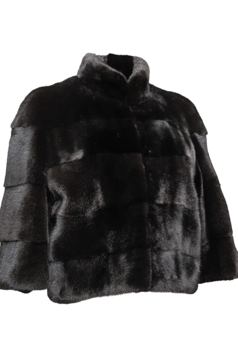 Sale Classic Horizontal Mink Fur Bolero Women Mink|Fur Jackets