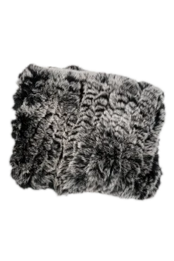 Online Classic Knitted Rex Rabbit Fur Funnel Women Rex Rabbit|Scarves