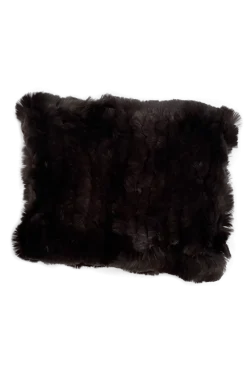 Online Classic Knitted Rex Rabbit Fur Funnel Women Rex Rabbit|Scarves