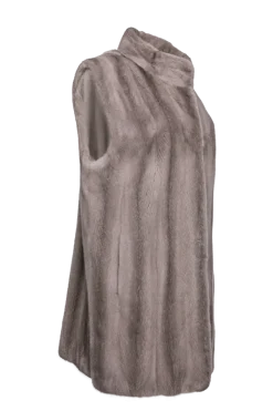 Best Classic Plus Size Vertical Mink Vest Women Mink|Plus Size Furs
