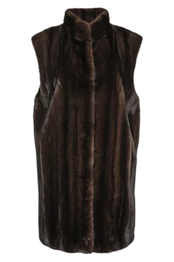 Best Classic Plus Size Vertical Mink Vest Women Mink|Plus Size Furs