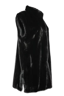 Best Classic Plus Size Vertical Mink Vest Women Mink|Plus Size Furs