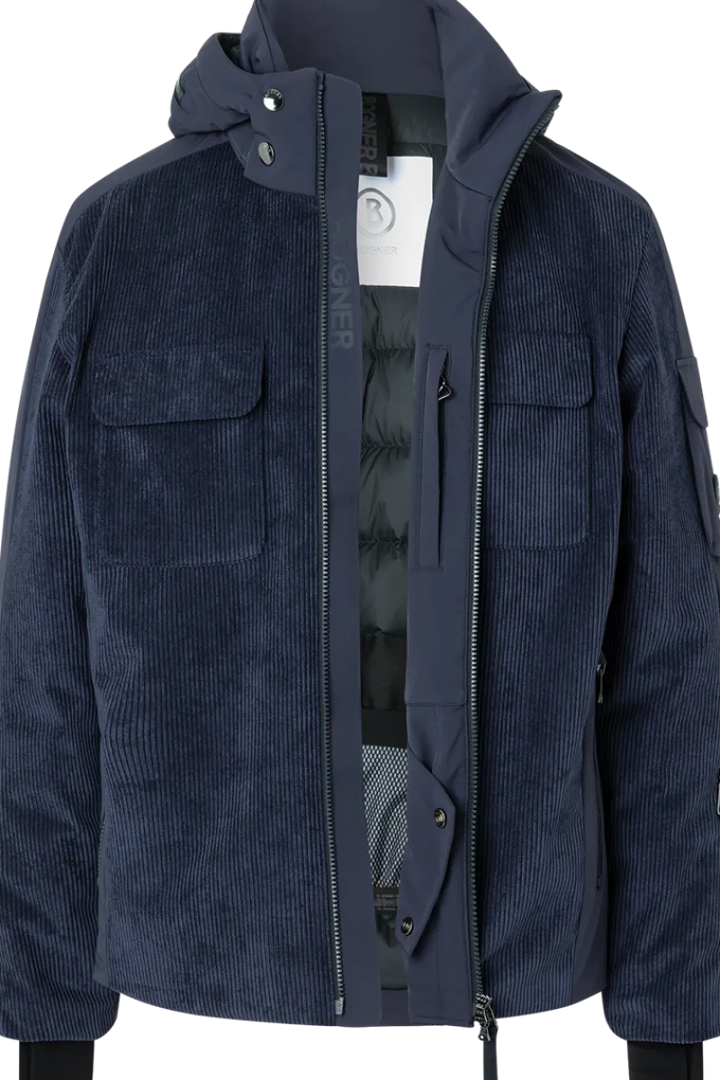 Online Cobe-D Down and Corduroy Ski Jacket Ski Jackets