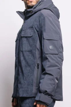 Online Cobe-D Down and Corduroy Ski Jacket Ski Jackets
