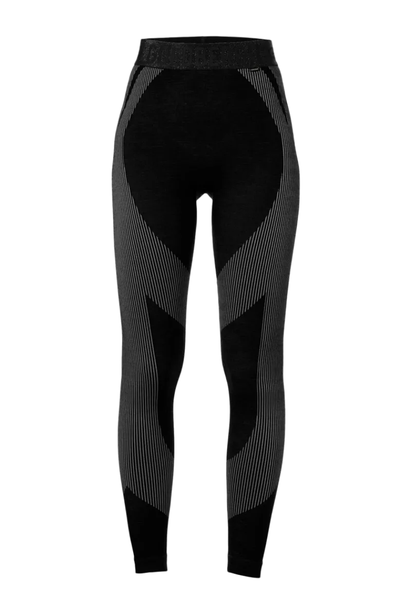Hot Contour Seamless Knit Base Layer Pant Women Ski Layers