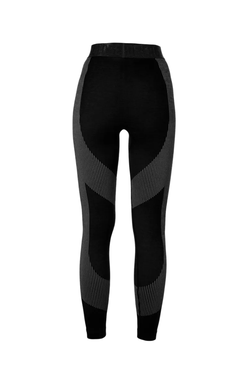 Hot Contour Seamless Knit Base Layer Pant Women Ski Layers