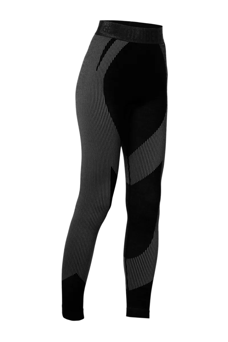 Hot Contour Seamless Knit Base Layer Pant Women Ski Layers