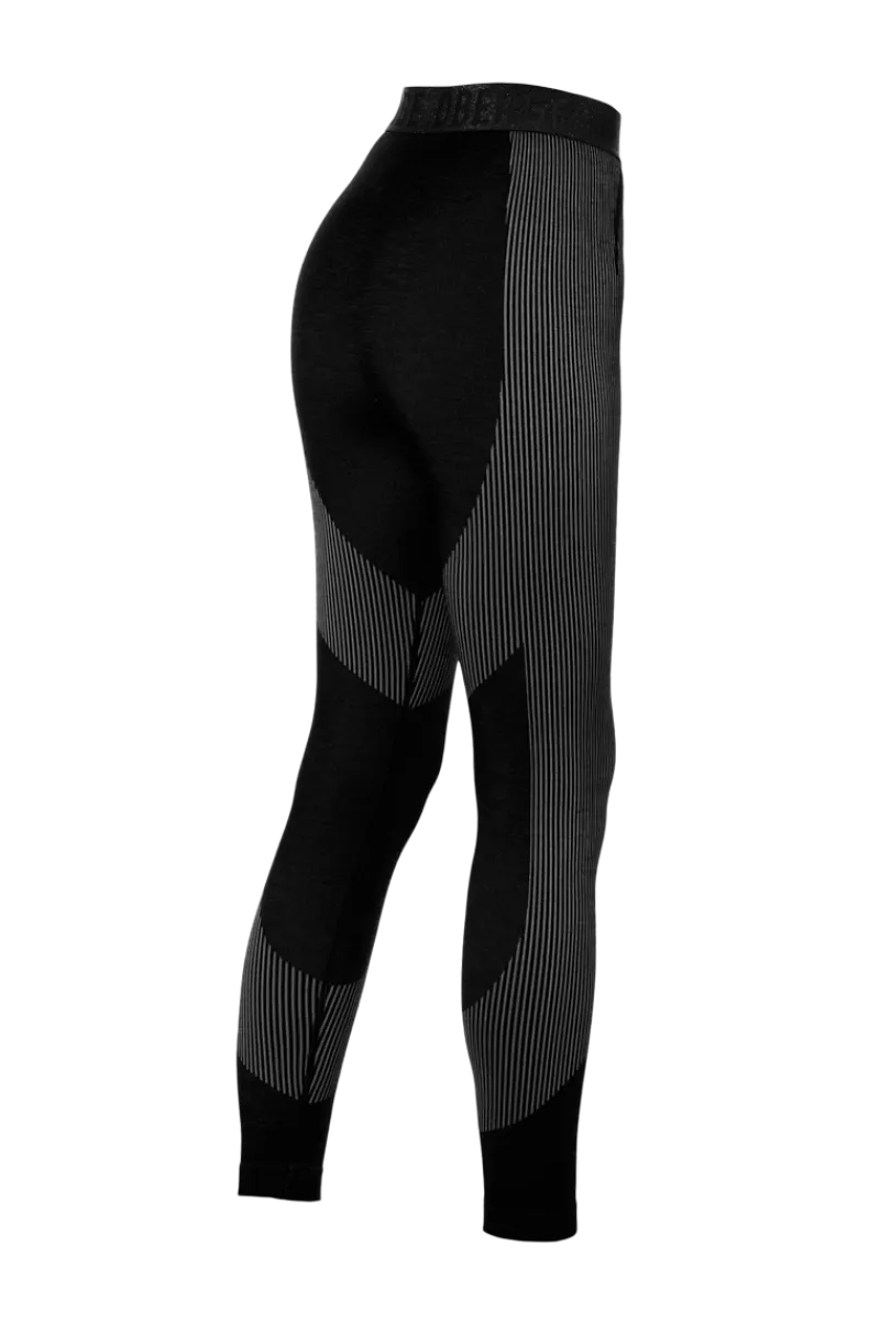 Hot Contour Seamless Knit Base Layer Pant Women Ski Layers