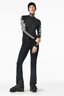 Best Corsa Graphic Print Ski Pully Women Ski Layers