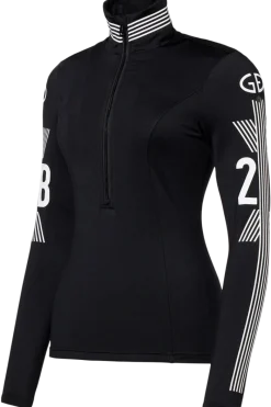 Best Corsa Graphic Print Ski Pully Women Ski Layers