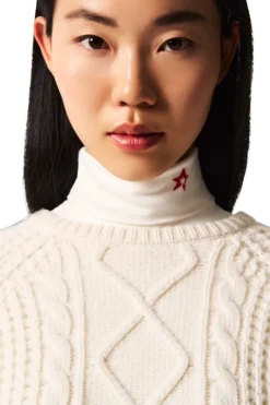 Sale Crystal Merino Wool Sweater Women Après Ski