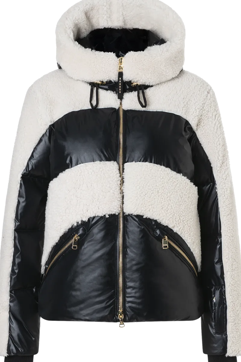 Dana Shearling & Down Ski Jacket Women Ski Jackets