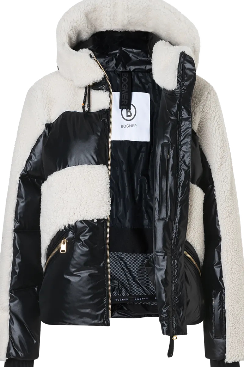 Dana Shearling & Down Ski Jacket Women Ski Jackets