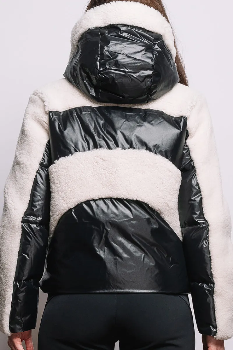Dana Shearling & Down Ski Jacket Women Ski Jackets