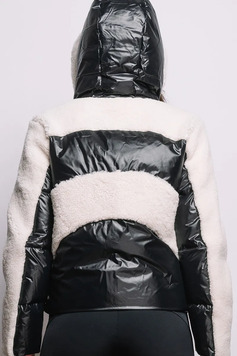 Dana Shearling & Down Ski Jacket Women Ski Jackets