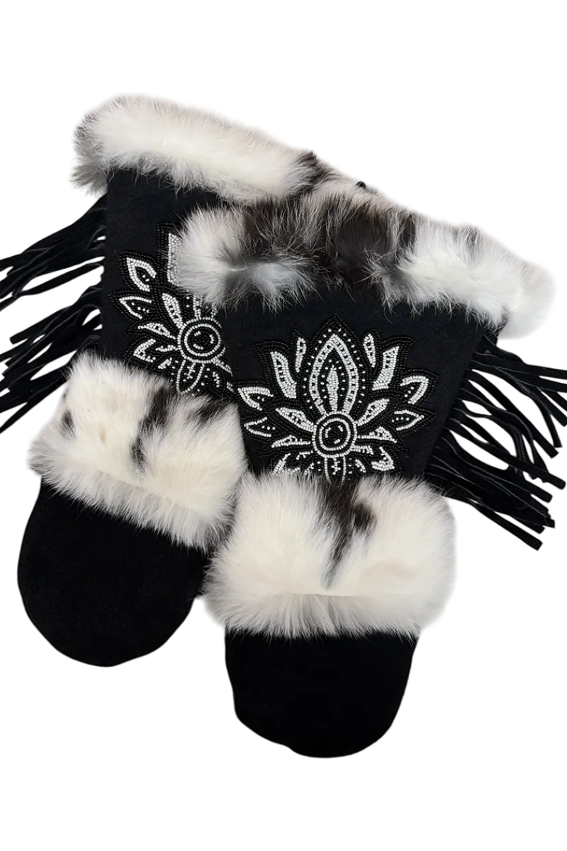 Hot Densmore Long Cuff Mittens Women Gloves