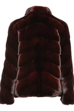 New Directional Mink Fur Jacket Women Fur Jackets