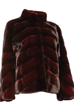 New Directional Mink Fur Jacket Women Fur Jackets