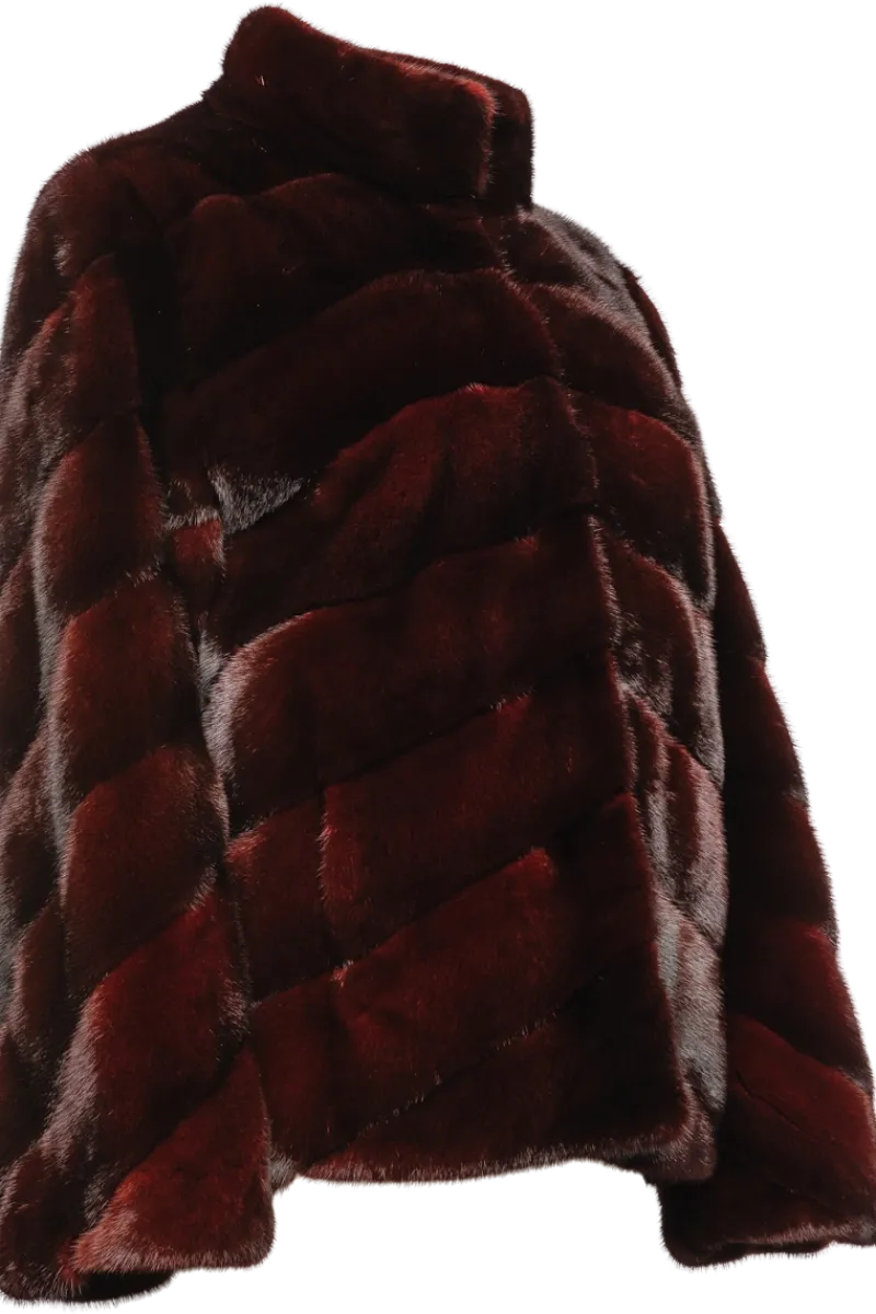 New Directional Mink Fur Jacket Women Fur Jackets