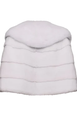 Clearance Elegant Horizontal Fox & Mink Fur Cape Women Bridal Evening Fur|Mink