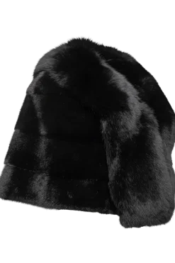 Clearance Elegant Horizontal Fox & Mink Fur Cape Women Bridal Evening Fur|Mink