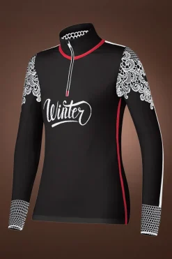 Online Euporia Winter Lace 1/2 Zip Pullover Women Ski Layers