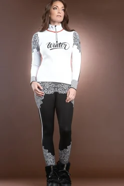 Online Euporia Winter Lace 1/2 Zip Pullover Women Ski Layers