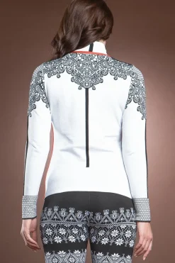 Online Euporia Winter Lace 1/2 Zip Pullover Women Ski Layers