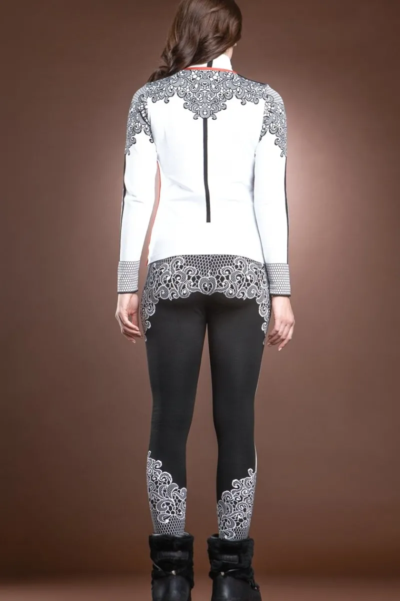 Online Euporia Winter Lace 1/2 Zip Pullover Women Ski Layers