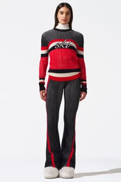 Evie Knitted Flare Leggings Women Ski Layers