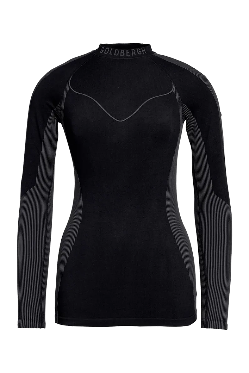 Clearance Fast Seamless Knit Ski Base Layer Top - Plus Size Women Ski Layers