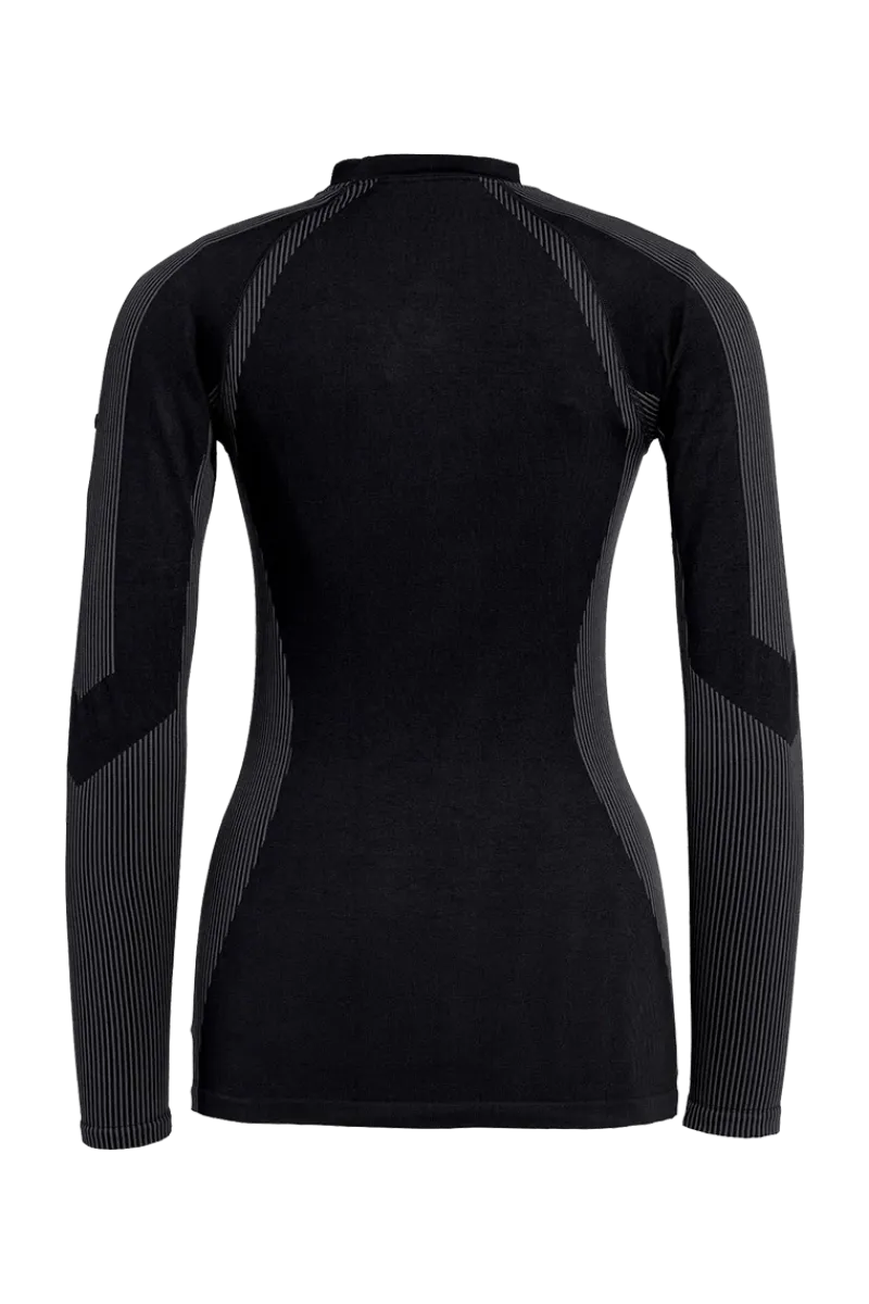 Clearance Fast Seamless Knit Ski Base Layer Top - Plus Size Women Ski Layers