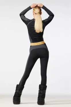Clearance Fast Seamless Knit Ski Base Layer Top - Plus Size Women Ski Layers