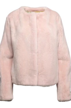 Sale Fitted Crew Neck Mink Fur Jacket Women Mink|Fur Jackets